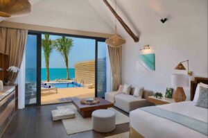 Anantara_World Islands_Dubai_Resort_Guest_Room_Anantara_One_Bedroom_Garden_Pool_Villa_Bedroom_View